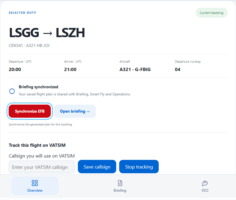 FlightPad flight planning and dispatch interface